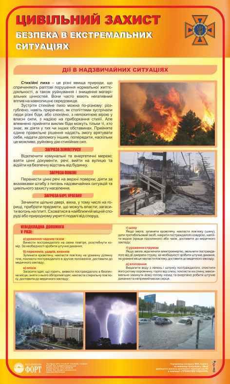 Безпека в екстремальних ситуаціях. 0,6х1,0